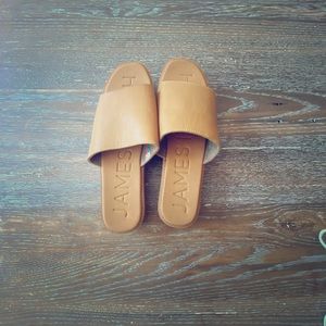 James Smith Stevie Stacked Slide in Tobacco